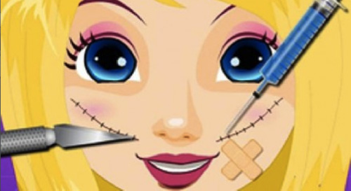 Plastic surgery app for Barbie