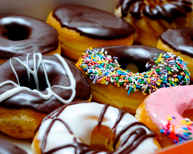 A group on processed donuts