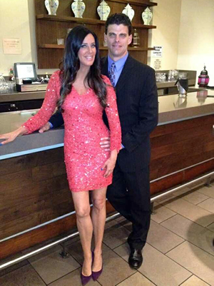 David and Patti filming Millionaire Matchmaker