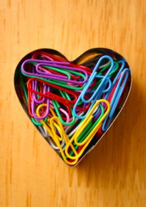 why i love being a matchmaker, paperclips in shape of heart